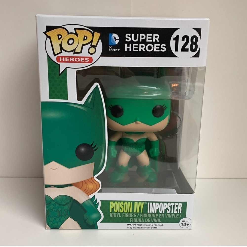 FUNKO POP Poison Ivy ImPOPster - DC Super Heroes #128 - Vinyl Figure New in Box!